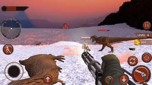 Play Dinosaur Hunter Wild Jurassic as an online game Dinosaur Hunter Wild Jurassic with UptoPlay