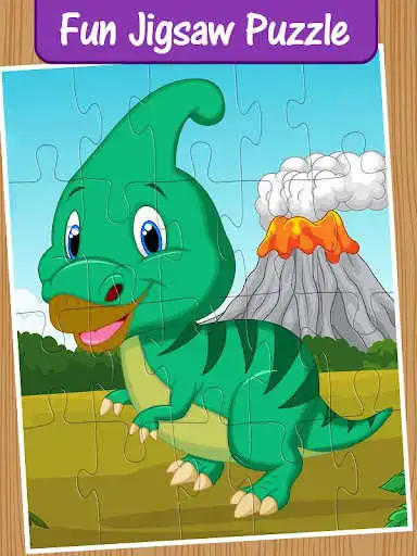 Play Dinosaur Puzzle for Kids  and enjoy Dinosaur Puzzle for Kids with UptoPlay