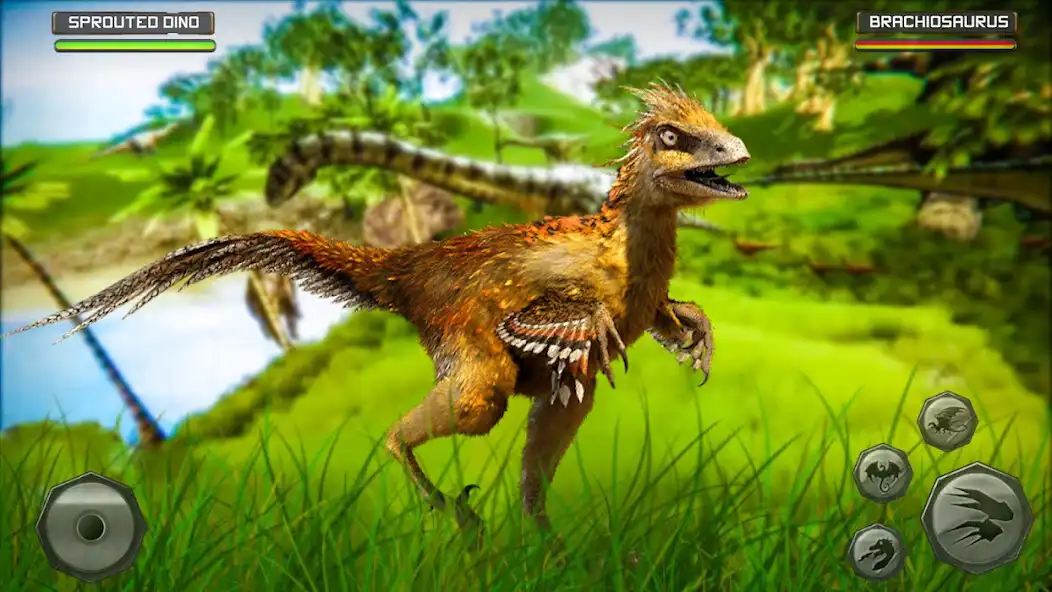 Play Dinosaur Rampage Hunting Game as an online game Dinosaur Rampage Hunting Game with UptoPlay