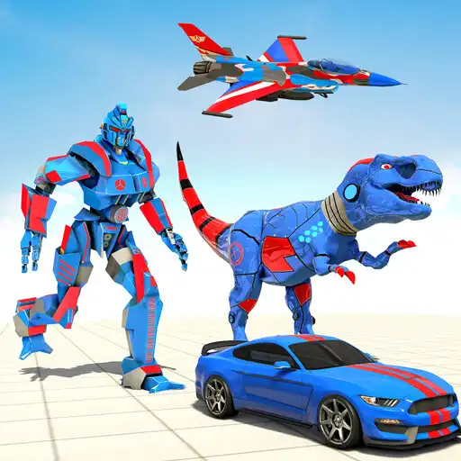 Play Dinosaur Robot Car Games APK