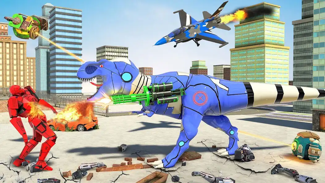 Play Dinosaur Robot Car Games  and enjoy Dinosaur Robot Car Games with UptoPlay