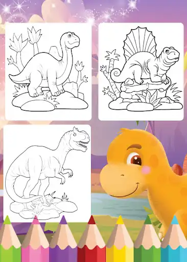 Play Dinosaurs Coloring Book  and enjoy Dinosaurs Coloring Book with UptoPlay