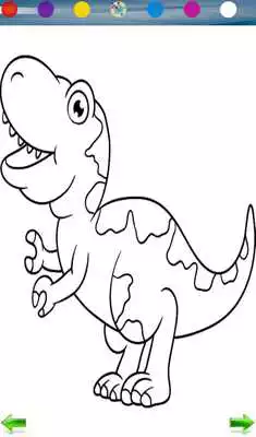 Play Dinosaurs coloring game