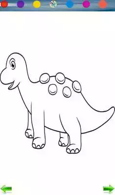 Play Dinosaurs coloring game