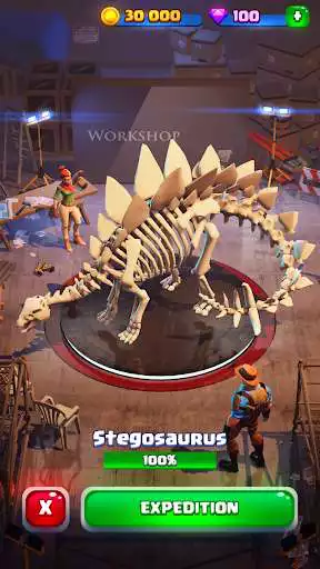 Play Dinosaur World: My Fossil Museum as an online game Dinosaur World: My Fossil Museum with UptoPlay