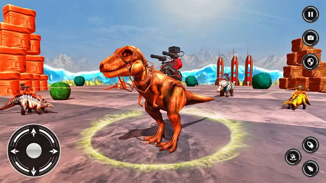 Play Dino Squad Battle as an online game Dino Squad Battle with UptoPlay