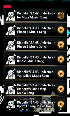 Play Disbelief SANS Ringtones