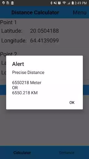 Play Distance Calculator as an online game Distance Calculator with UptoPlay