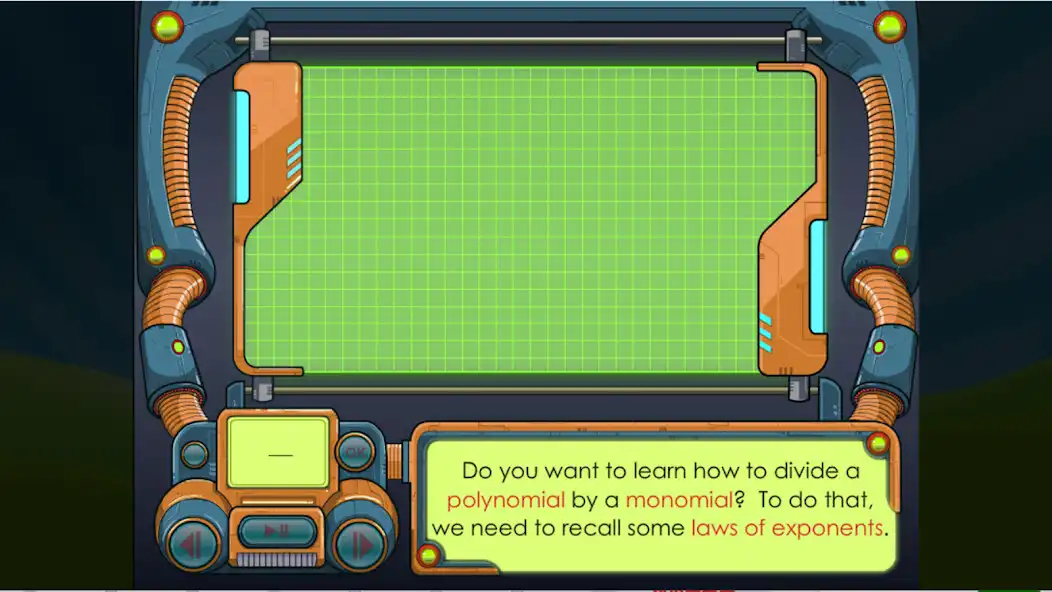 Play Dividing Polynomial by a Mono  and enjoy Dividing Polynomial by a Mono with UptoPlay