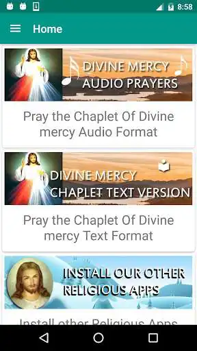 Play Divine Mercy Audio Prayers  and enjoy Divine Mercy Audio Prayers with UptoPlay