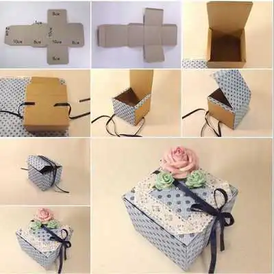 Play diy gift box - paper crafts