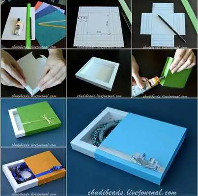 Play diy gift box - paper crafts