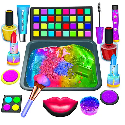 Play DIY Makeup Mixing into Slime APK