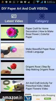 Play DIY Paper Art And Craft VIDEOs