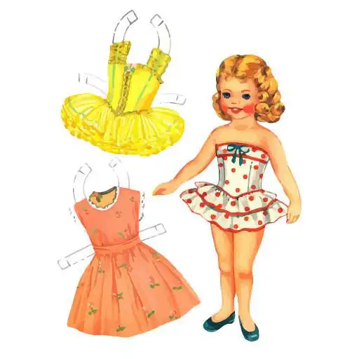 Play DIY paper dresses for dolls APK