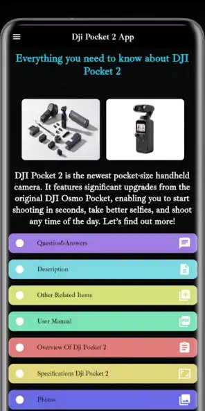 Play Dji Pocket 2 app:Guide  and enjoy Dji Pocket 2 app:Guide with UptoPlay