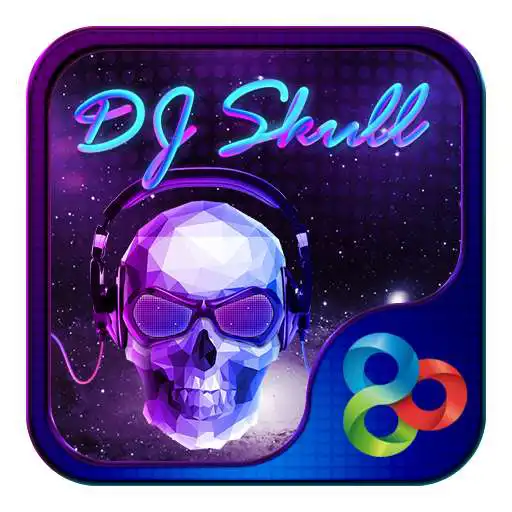 Run free android online DJ Skull GO Launcher Theme APK