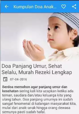 Play Doa Anak Sholeh