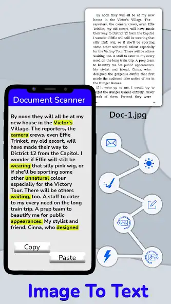 Play Document Scanner - PDF Doc File Creater as an online game Document Scanner - PDF Doc File Creater with UptoPlay