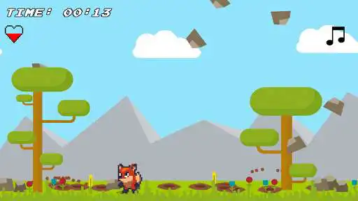 Play Dodge The Rocks as an online game Dodge The Rocks with UptoPlay