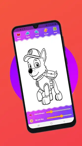 Play dog coloring book - Games as an online game dog coloring book - Games with UptoPlay