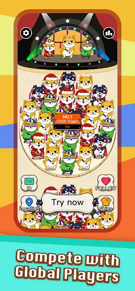 Play Doggo Go - Meme, Match 3 Tiles as an online game Doggo Go - Meme, Match 3 Tiles with UptoPlay