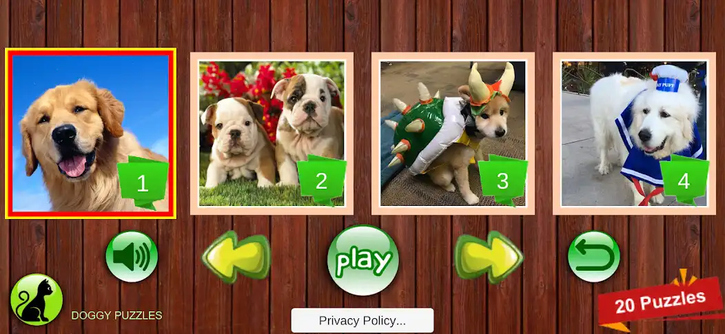 Play Doggy Puzzles  and enjoy Doggy Puzzles with UptoPlay