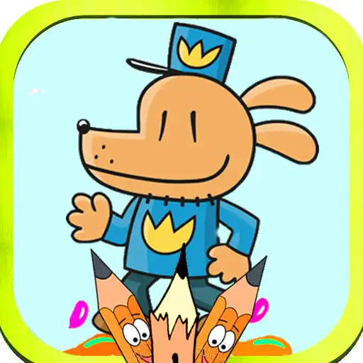 Play Dog Man Coloring Book APK