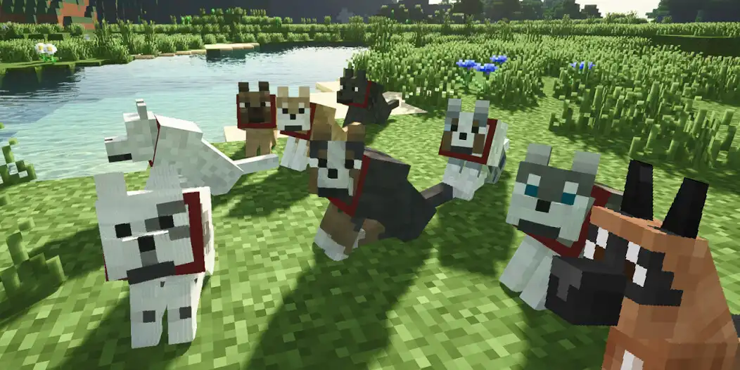 Play Dog Mod For Minecraft as an online game Dog Mod For Minecraft with UptoPlay