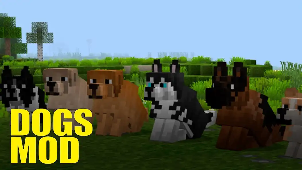 Play Dogs Mod for Minecraft PE  and enjoy Dogs Mod for Minecraft PE with UptoPlay