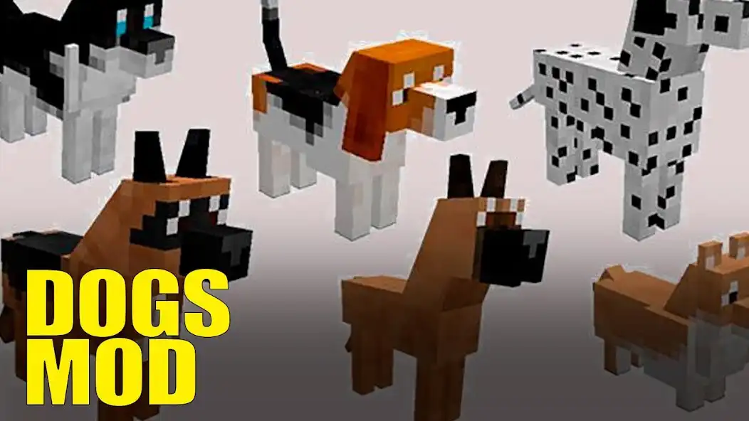 Play Dogs Mod for Minecraft PE as an online game Dogs Mod for Minecraft PE with UptoPlay