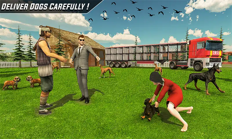 Play Dog Transport Truck Driver  and enjoy Dog Transport Truck Driver with UptoPlay