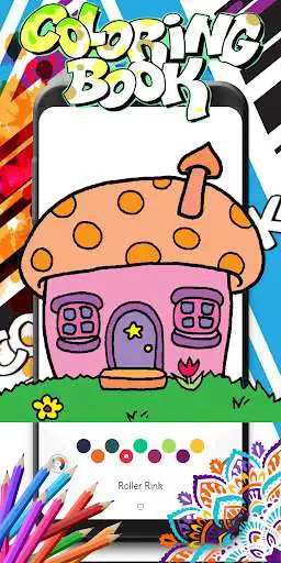 Play Dolls House Coloring Book as an online game Dolls House Coloring Book with UptoPlay