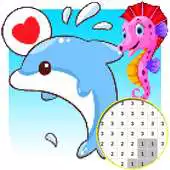 Free play online Dolphin And Friends Color By Number - Pixel Art APK