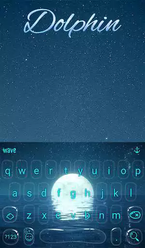 Play Dolphin Animated Keyboard + Live Wallpaper