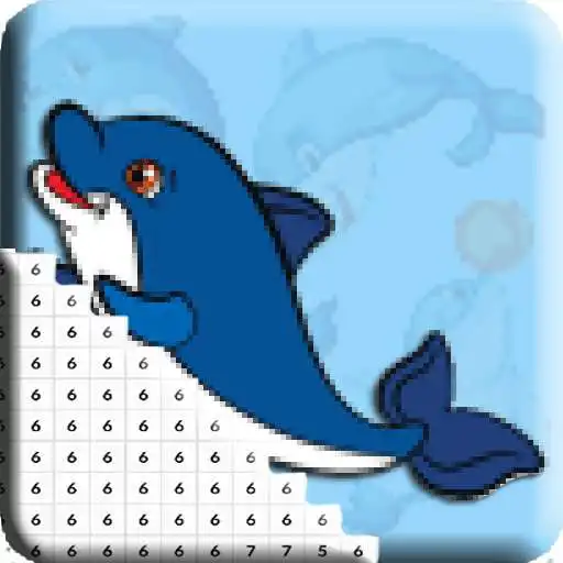 Play Dolphin Pixel Art Coloring By Number APK