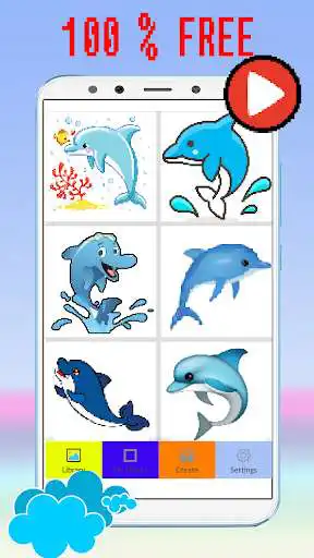 Play Dolphin Pixel Art Coloring By Number  and enjoy Dolphin Pixel Art Coloring By Number with UptoPlay