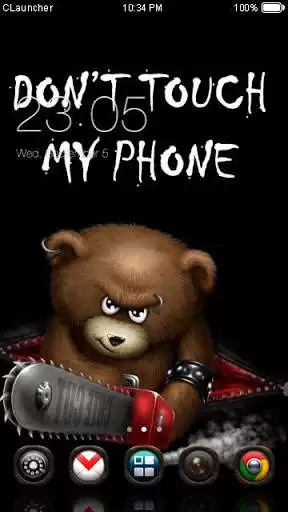 Play Dont Touch My Phone Theme