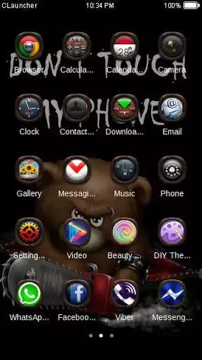 Play Dont Touch My Phone Theme