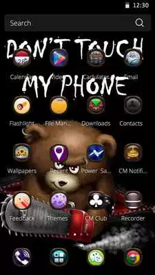 Play Dont Touch My Phone Theme