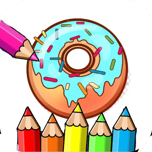 Play donut coloring book APK