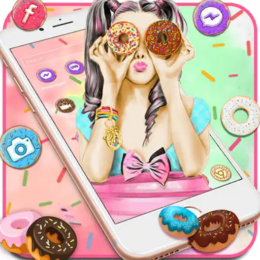 Play Donut, Girl Themes & Live Wallpapers APK