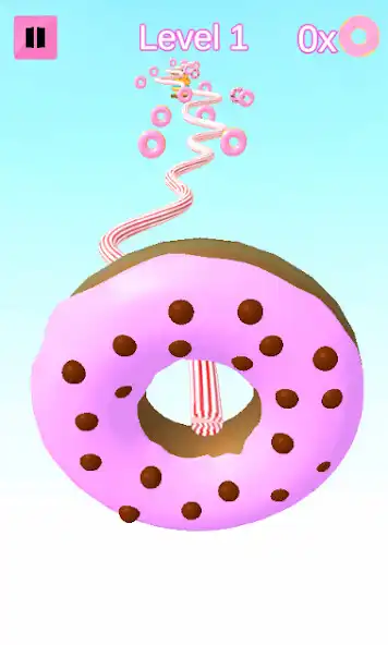 Play Donut Rider 3D as an online game Donut Rider 3D with UptoPlay