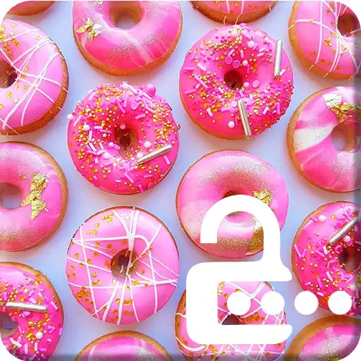 Play Donut Sweet Dessert Yummy Pink Screen Lock APK