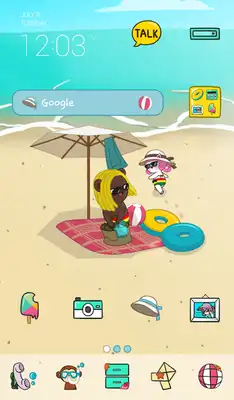 Play doodle vacance dodol theme