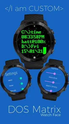 Play Dosmatrix Watch Face  and enjoy Dosmatrix Watch Face with UptoPlay