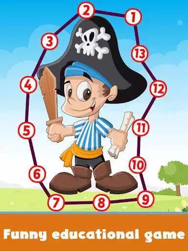 Play Dot To Dot - Connect The Dots: Educational Game as an online game Dot To Dot - Connect The Dots: Educational Game with UptoPlay