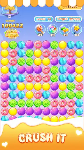 Play Dount crush-Tap food as an online game Dount crush-Tap food with UptoPlay