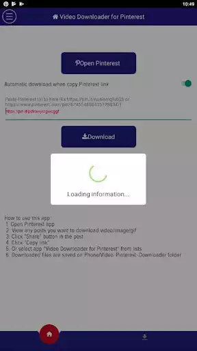 Play Download Video for Pinterest as an online game Download Video for Pinterest with UptoPlay