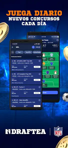 Play Draftea - Daily Fantasy Sports  and enjoy Draftea - Daily Fantasy Sports with UptoPlay